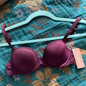 Classic Demi T-shirt bra ThirdLove Bra 30C 32B Merlot